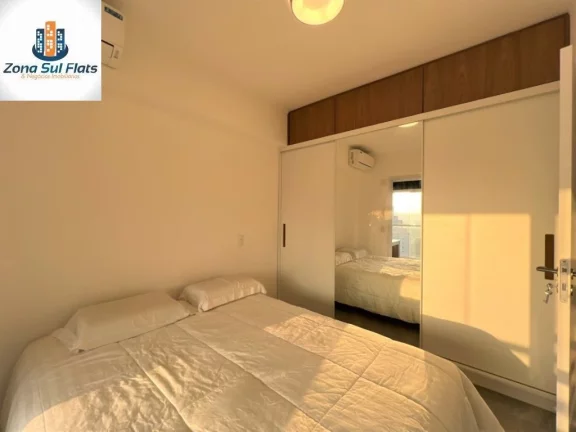 Imagem Apartamento à Venda No Brooklin Com 1 Dormitório e 1 Vaga - Mobiliado