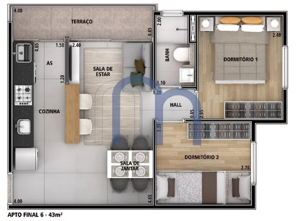 Imagem Apartamento RESIDENCIAL em SÃO PAULO - SP, JARDIM SÃO PAULO(ZONA NORTE)
