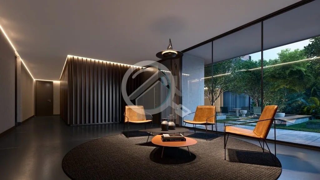 Imagem Magnífico apartamento garden com 211 m² de área privativa, o imóvel conta com um living em 2 amb...