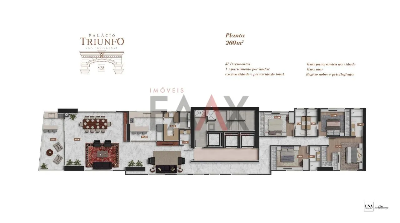 Imagem Apartamento à venda no PALACIO TRIUNFO, CENTRO, ITAPEMA - SC