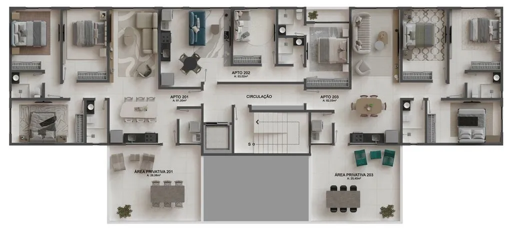 Imagem Apartamento 3 quartos com suíte no Altiplano, lazer na cobertura e alto padrão em João Pessoa.