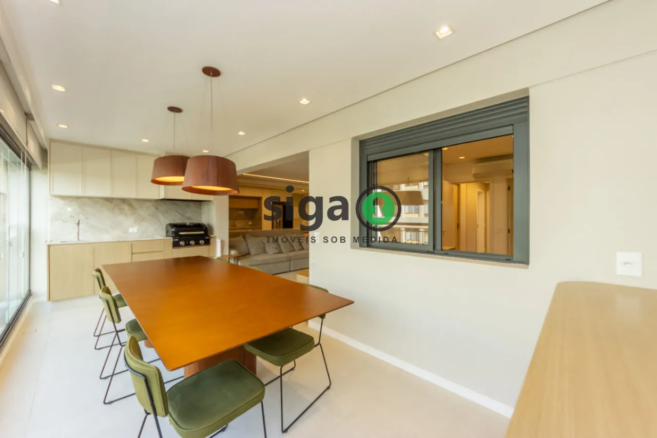 Imagem Apartamento no Brooklin, 149m², 3 suítes, varanda gourmet, 2 vagas, alto padrão, pronto