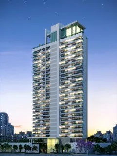 Imagem Apartamento à Venda no Brooklin Paulista - 1 quarto, 1 banheiro, 1 vaga de garagem - 33,00 m² - Condomínio Cosmopolitan High Garden