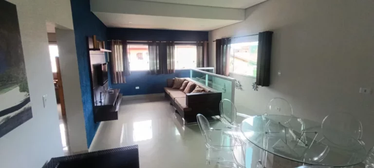 Foto do imóvel Sobrado com 4 dormitórios à venda, 220 m² por R$ 600.000,00 - Praia do Sapê - Ubatuba/SP