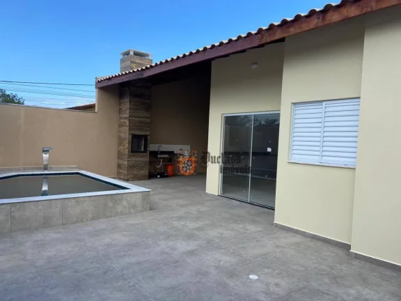 Foto do imóvel Casa com 3 dormitórios à venda, 77 m² por R$ 490.000,00 - Cibratel II - Itanhaém/SP