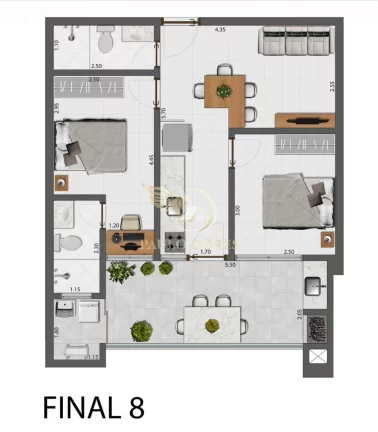Imagem APARTAMENTO À VENDA NOVO NA PRAIA DO PEREQUE-AÇÚ EM UBATUBA-SP