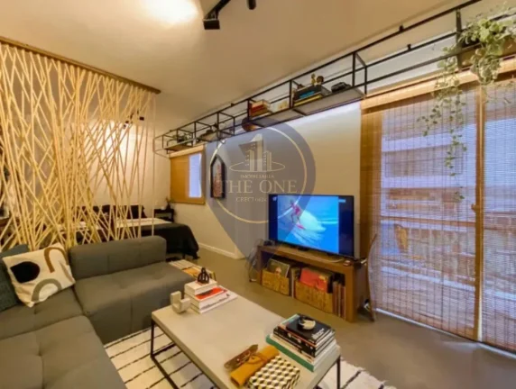 Imagem Loft de luxo na Vila Olímpia: 1 quarto, 1 suíte, 2 salas, 2 banheiros, 1 vaga, 40m² - São Paulo-SP. Aproveite!