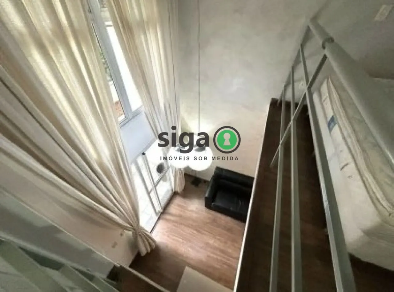 Imagem Apartamento mobiliado com pé-direito duplo e lazer completo!!!!