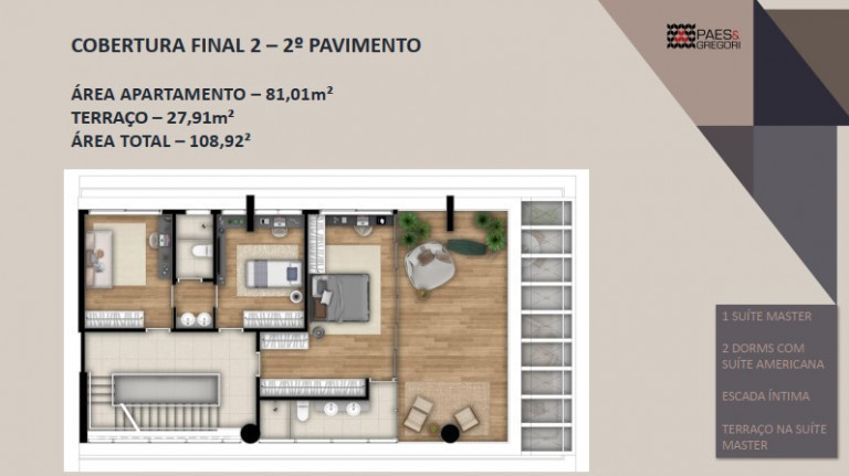 Imagem Cobertura com 3 Quartos à Venda, 348 m²em Jardim Paulista - São Paulo