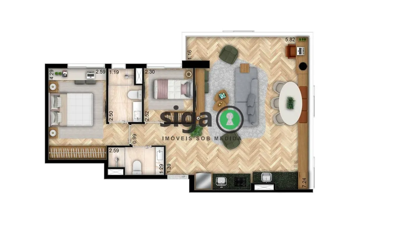 Imagem Apartamento para venda no Butantã, São Paulo - SP