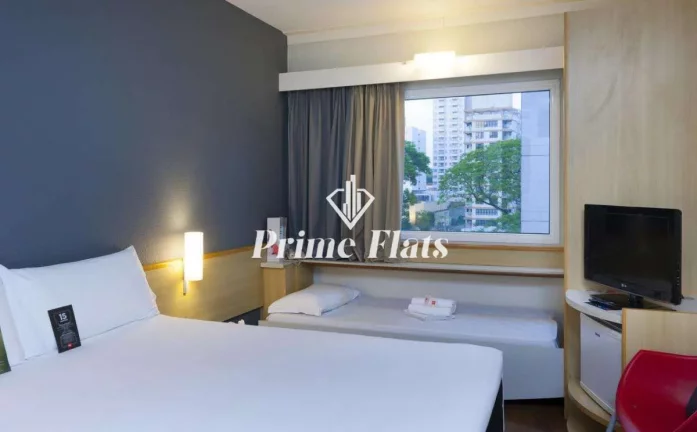 Imagem Flat disponível para venda no Hotel ibis Campinas, com 18m², 1 dormitório e 1 vaga