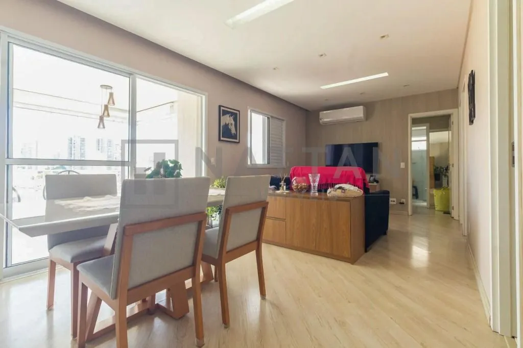Imagem Apartamento mobiliado com 2 dormitórios no Tatuapé, 102 m², suíte, varanda e 2 vagas