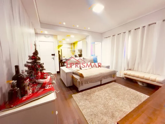Imagem Apartamento Mobiliado Frente ao mar no José Menino - SantosSP