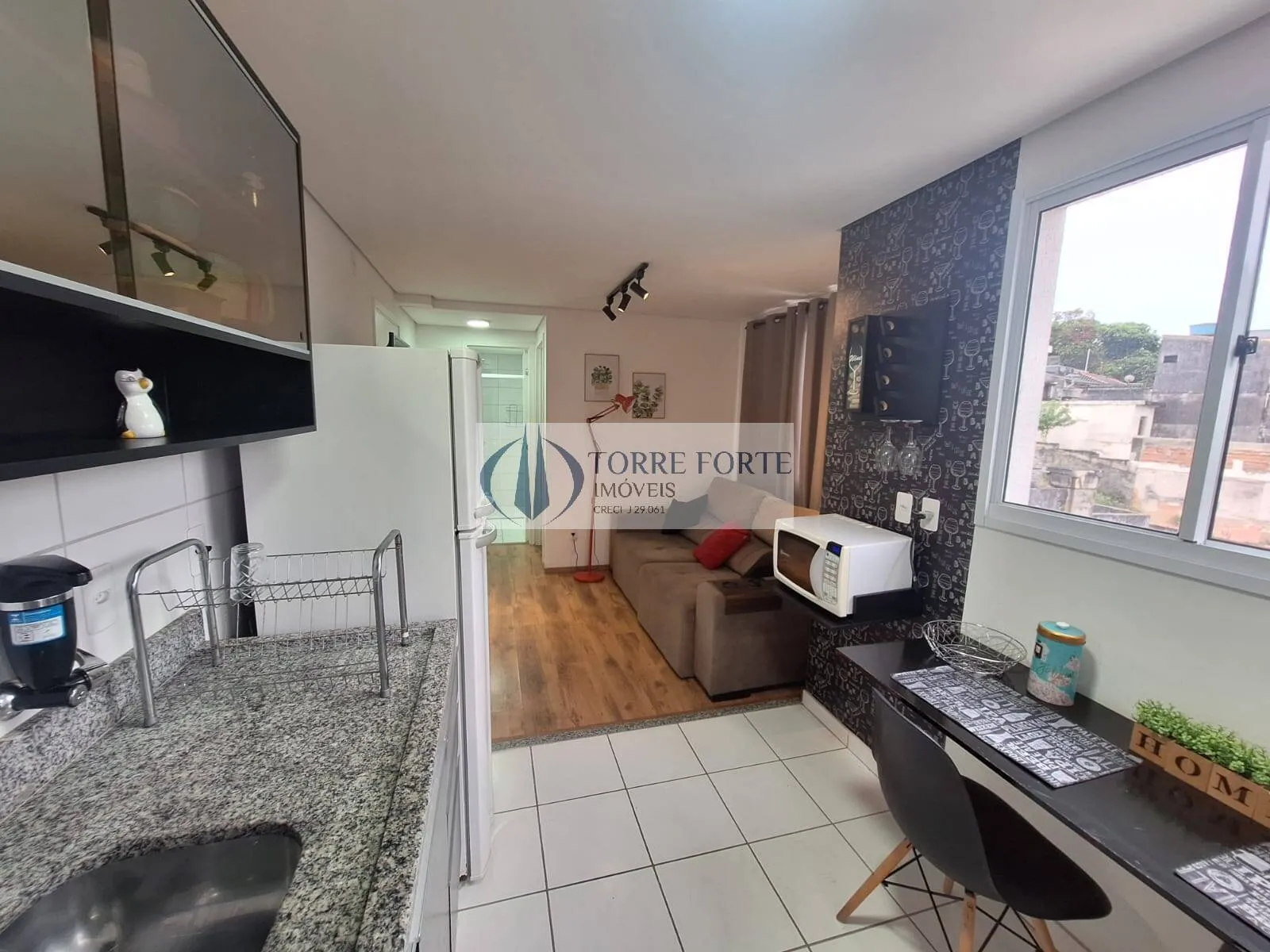 Foto do imóvel Lindo Apartamento mobiliado com 1 dormitório 1 vaga na Vila Granada. em Rua Alcacer