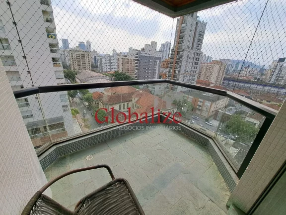Imagem Apartamento à venda com 194m², 4 quartos, 2 suítes e churrasqueira por R$1.300.000,00 no Boqueirão em Santos