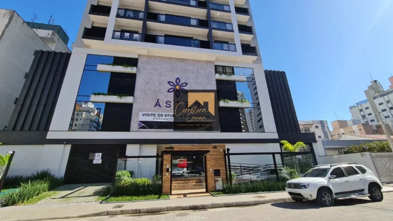 Imagem Studio no 7º andar com 48,90m² privativos, porta com abertura digital! Amplo espaço para sala de ...