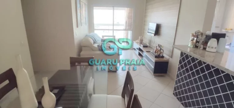 Imagem Apartamento Padrão com sacada gourmet à 300m da praia.
