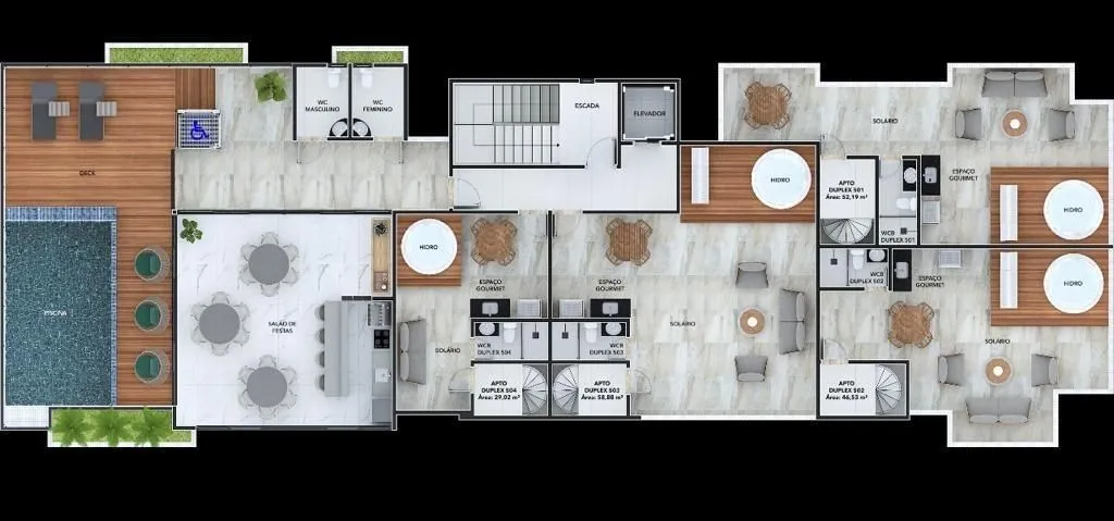 Imagem Apartamento com 2 dormitórios à venda, 48 m² por R$ 448.999,00 - Jardim Oceania - João Pessoa/PB