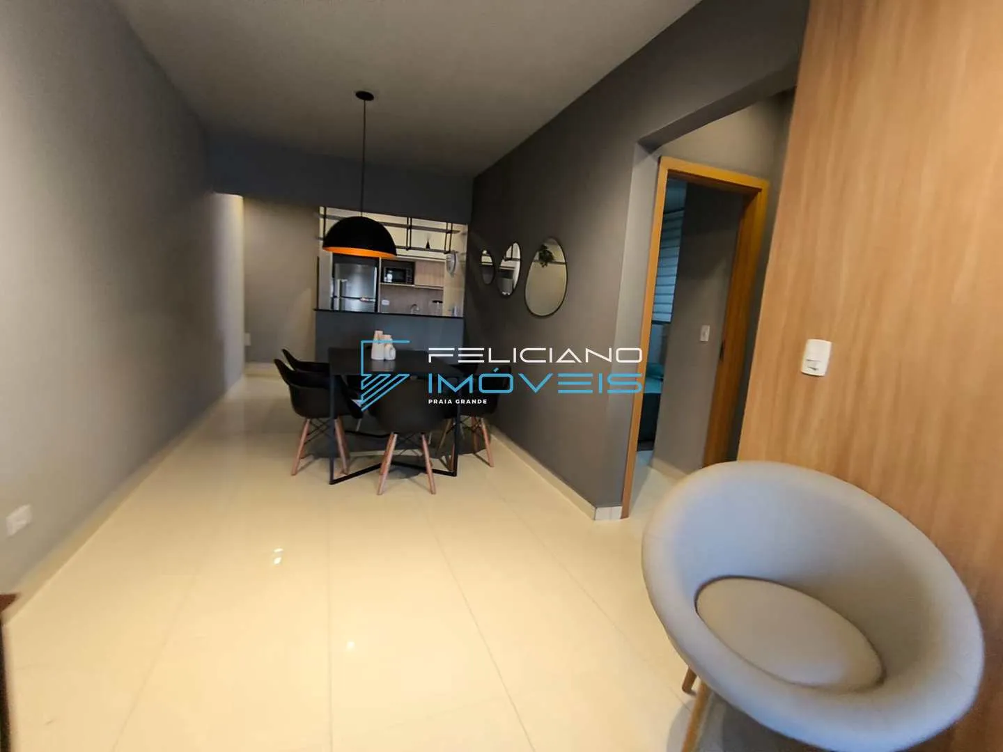 Imagem Apartamento com 2 quartos, Aviação, Praia Grande - R$ 685 mil, Cod: 5652