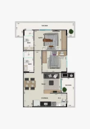 Imagem Apartamento à Venda em Guilhermina, Praia Grande - SP