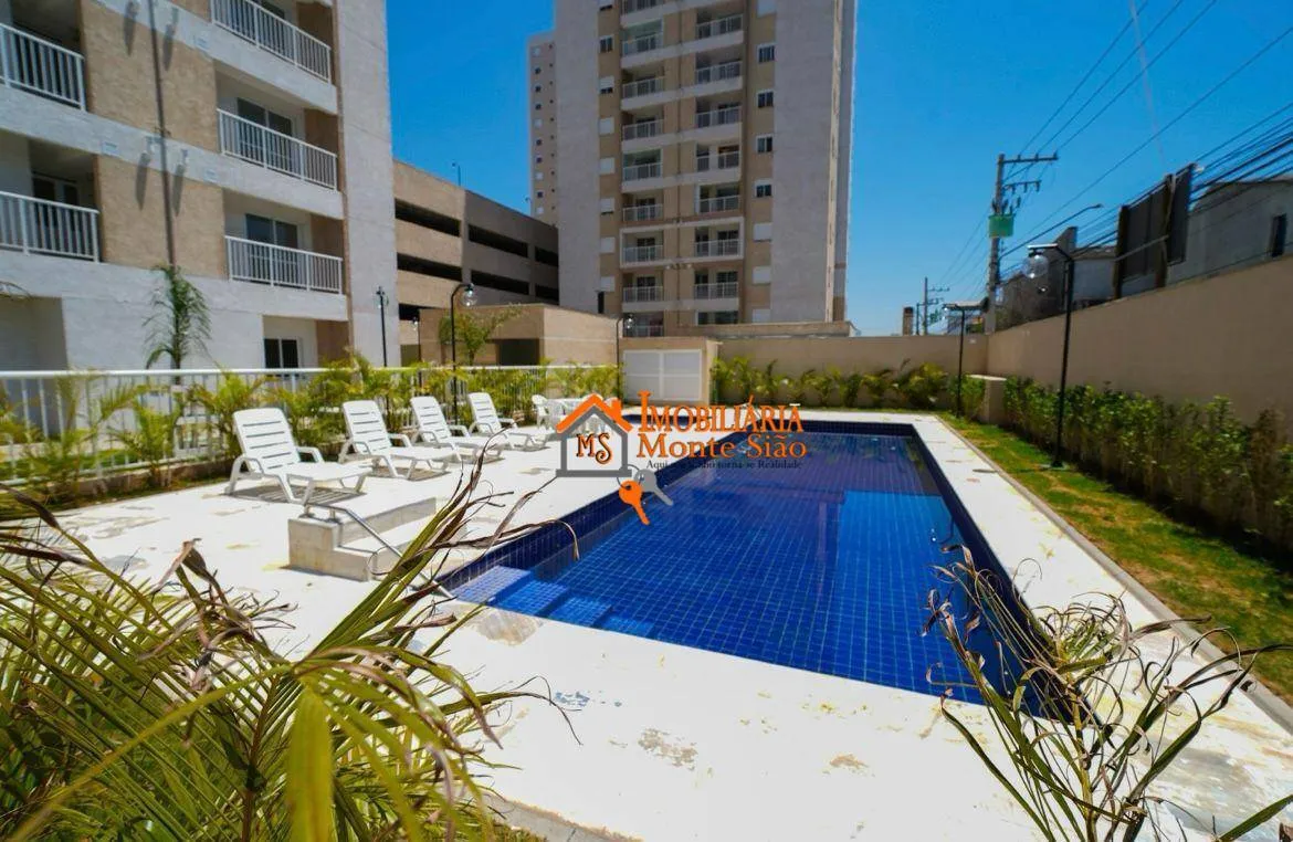 Imagem Apartamento à venda com 43m², 2 quartos, sala com sacada no Condomínio Flap - Vila São João, Guarulhos, SP