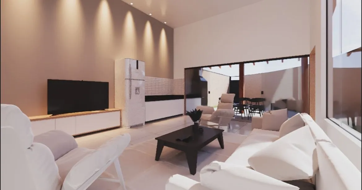 Imagem Casa 2 Dormitórios, 1 Suíte Master com Closet e Varanda, a poucos minutos do Shopping Iguatemi! Bairro Parque Jatai -Votorantim