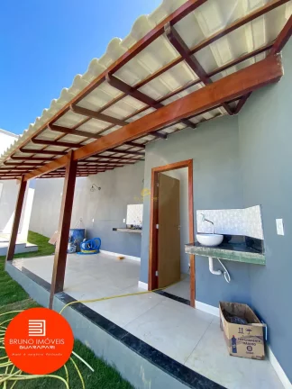 Imagem Casa em Nova Guarapari, 3 quartos sendo 1 suíte, 2 quartos de solteiro, banheiro social, cozinha a...