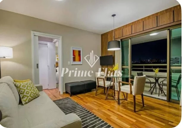 Imagem Flat disponível para locação no Gran Estanconfor Veranda Berrini, com 40m², 1 dormitório e 1 vaga