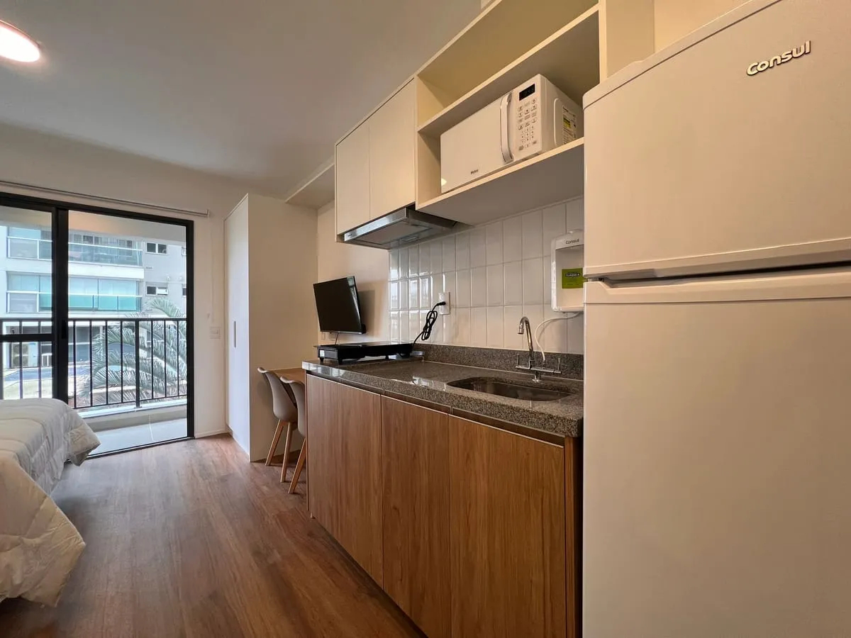 Imagem Apartamento com 1 Quarto para alugar, 24m² - Brooklin