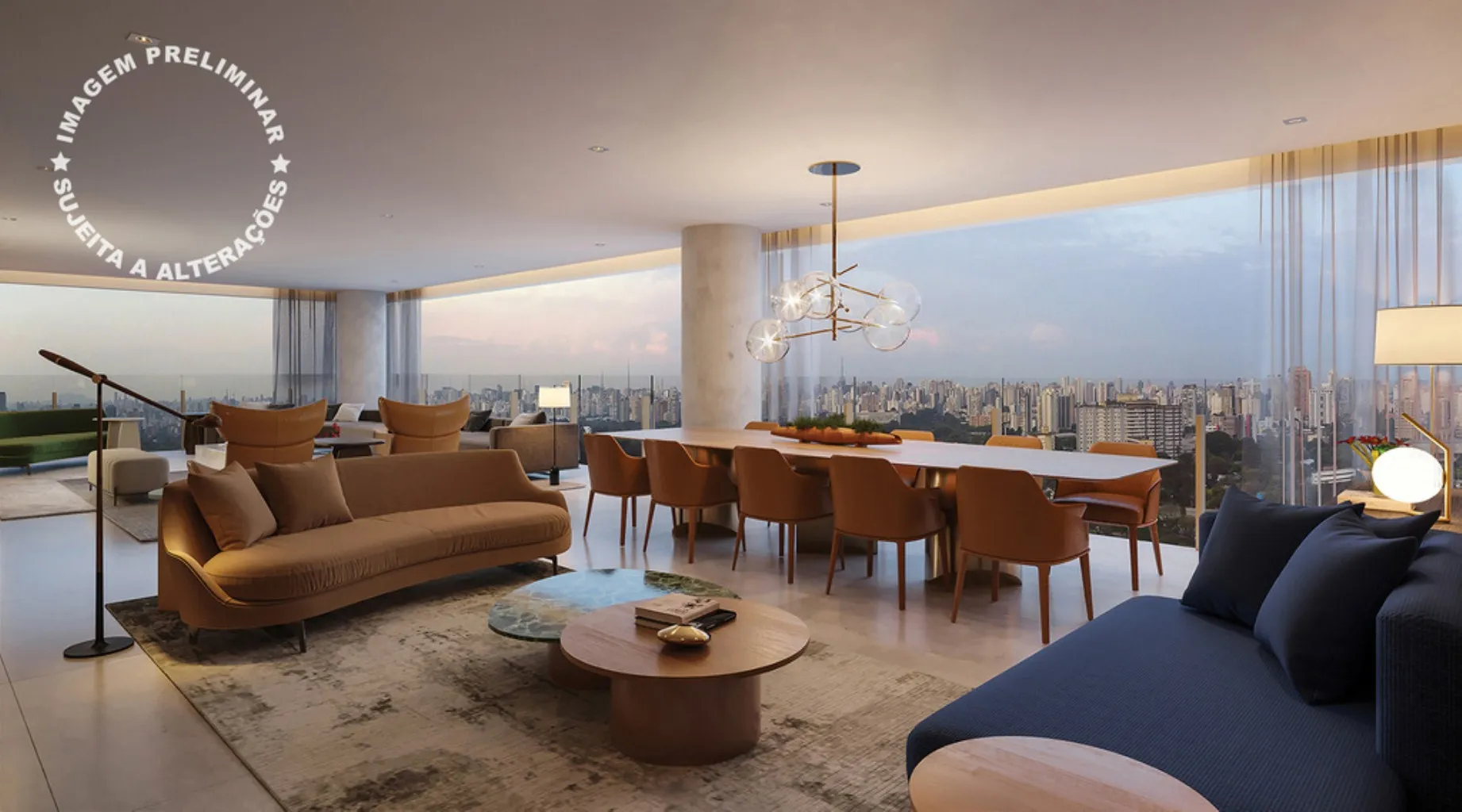 Imagem Condomínio Park Avenue Ibirapuera, apartamento com 4 quartos a venda em Ibirapuera São Paulo SP, apartment in São Paulo Brazil