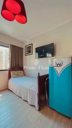 Imagem Flat disponível para venda no Slaviero Essential São Paulo Moema, com 26m², 1 dormitório e 1 vaga de garagem
