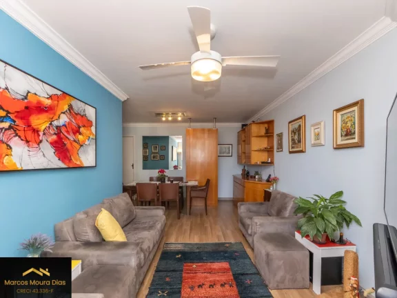 Imagem Apartamento 123m² em Perdizes com 4 Dormitórios ( 1 suíte com varanda) Edifício com Lazer, Portaria 24 hs e Gerador