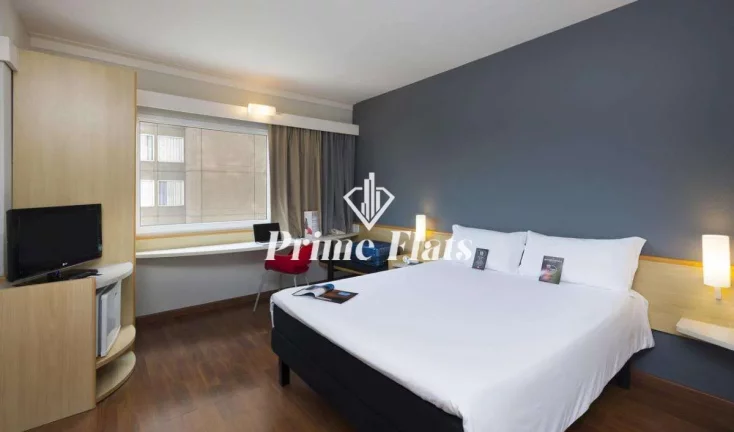 Imagem Flat disponível para venda no Hotel ibis Campinas, com 18m², 1 dormitório e 1 vaga