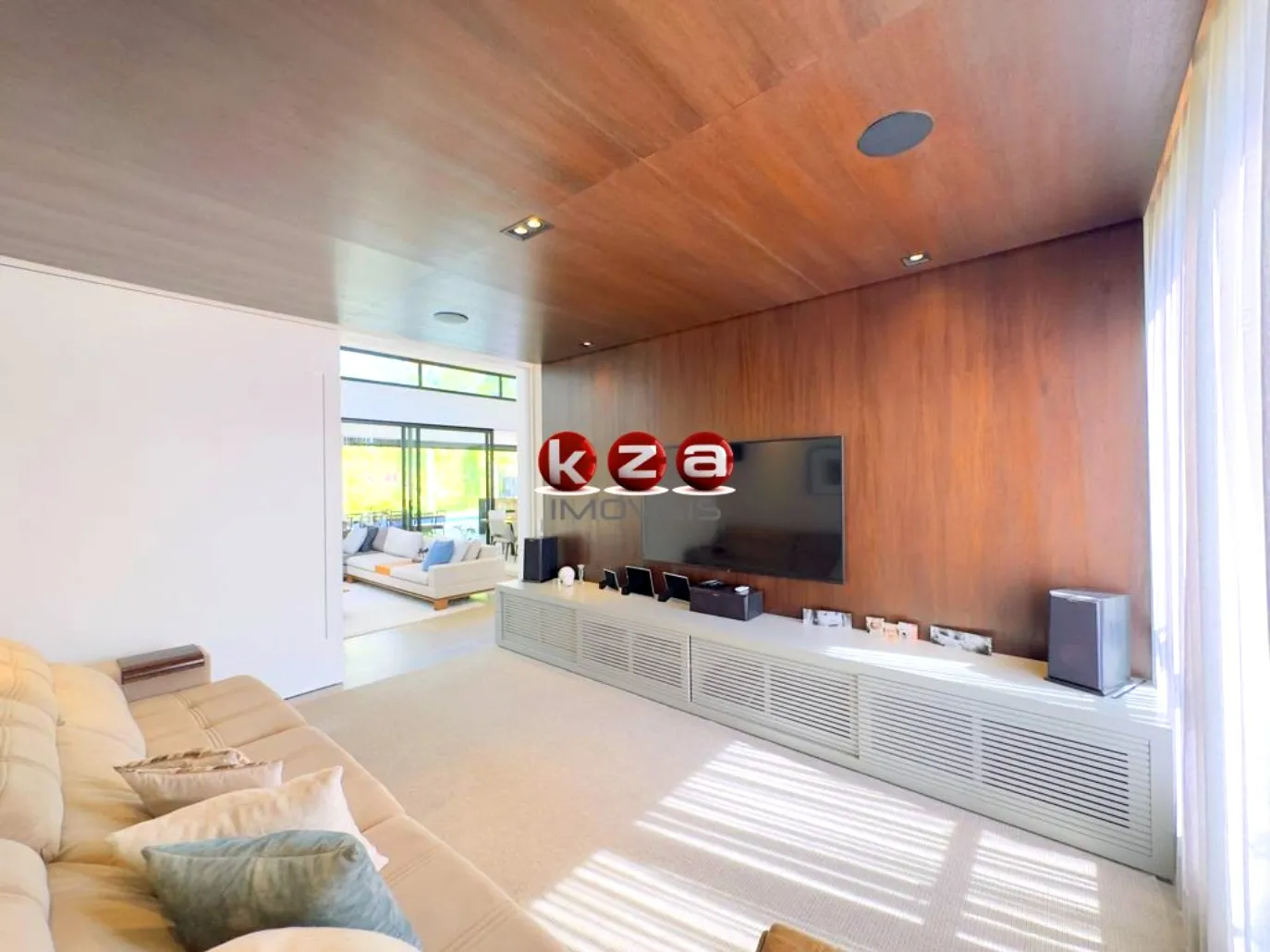 Imagem Luxuosa casa térrea à venda em Jundiaí-SP, Condomínio Jardim Atenas: 4 suítes, 3 salas, 5 banheiros, 5 vagas, 417m².