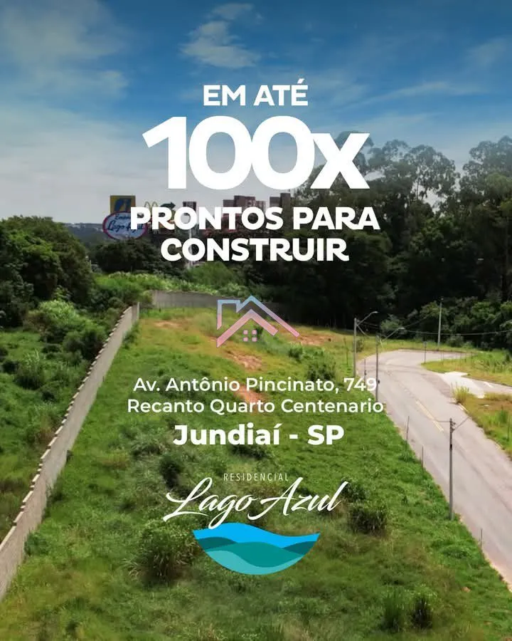 Imagem Terrenos à venda em loteamento fechado Residencial Lago Azul - Lotes à partir 250 m2 - Jundiaí - São