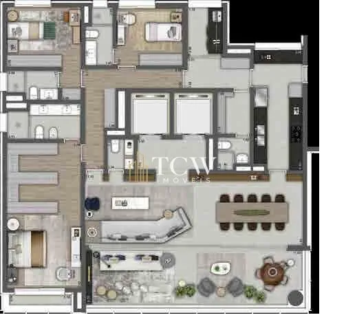 Imagem Apartamento à venda no bairro Ibirapuera - São Paulo/SP, Zona Sul