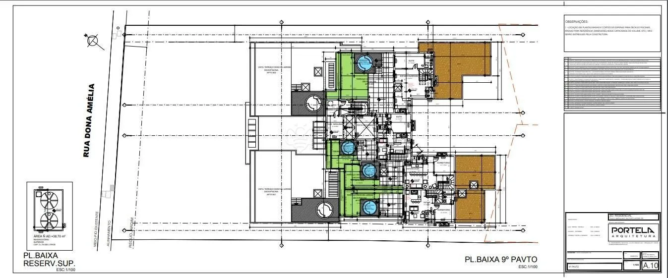 Imagem Cobertura para Venda - 199m², 4 dormitórios, sendo 2 suites, 3 vagas - Menino Deus