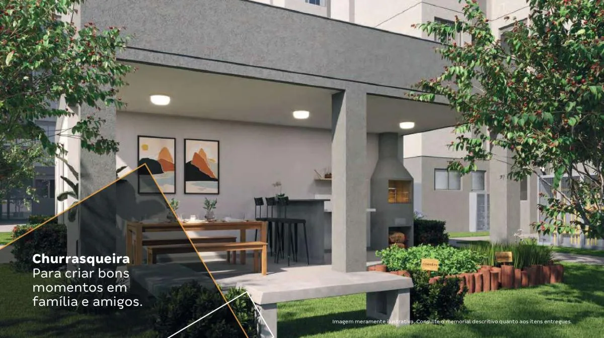 Imagem Apartamento à venda, no Residêncial Solar Trindade em São Gonçalo, Trindade, com 2 quartos, 41m2