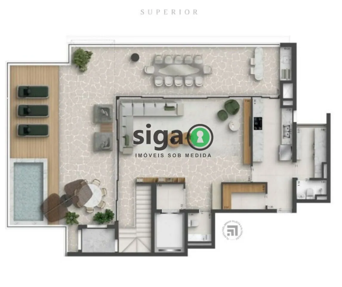 Imagem Cobertura Duplex para venda na Vila Clementino 04 suítes, São Paulo - SP