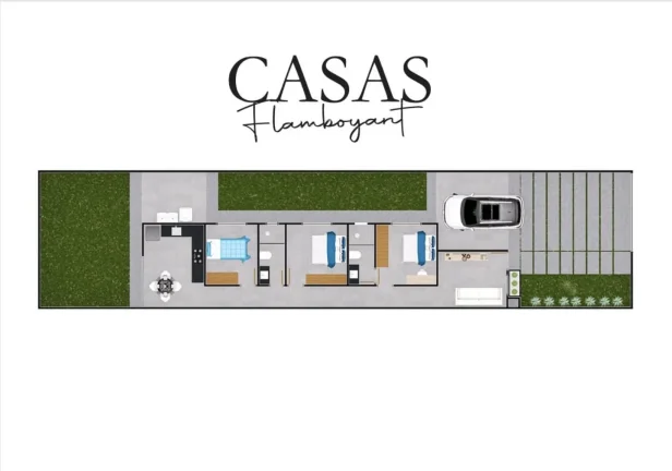 Imagem Casa 3/4 C Suite A 6 Min Do Flamboyant Com Entrada Em 18x