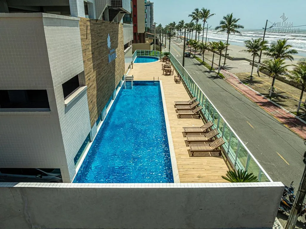 Imagem Apartamento 3 dormitórios sendo 1 suíte frente mar - Mongaguá