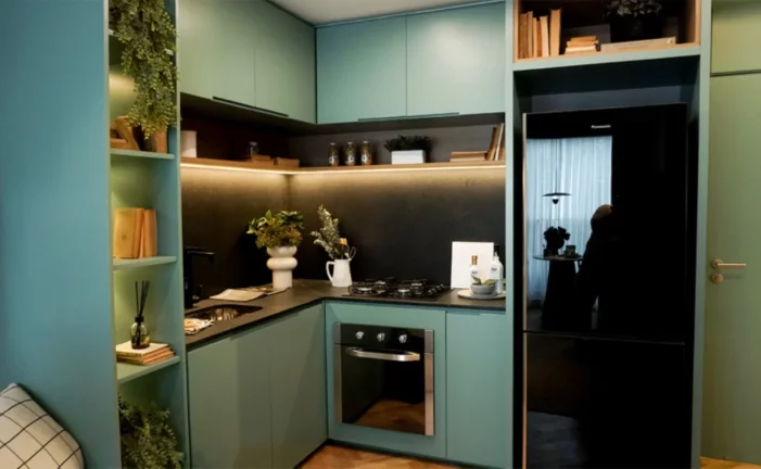 Imagem Apartamento à venda em Moema, São Paulo-SP: 1 quarto, 1 suite, 1 banheiro, 1 vaga de garagem - 41,00m² - Condomínio Kronos Moema By Kallas Arkhes.