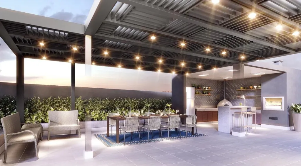 Imagem Apartamento de luxo na Vila Assunção: 3 quartos, 3 suítes, 4 banheiros, 2 vagas - 135m² no Condomínio Orion Patriani