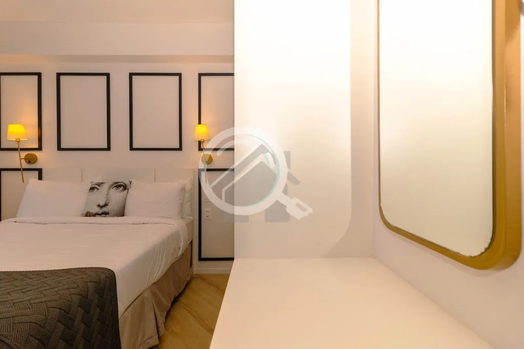 Imagem Studio novo, mobiado e aconchegante de 28m² com ótima iluminação, cozinha planejada e equipada, ...