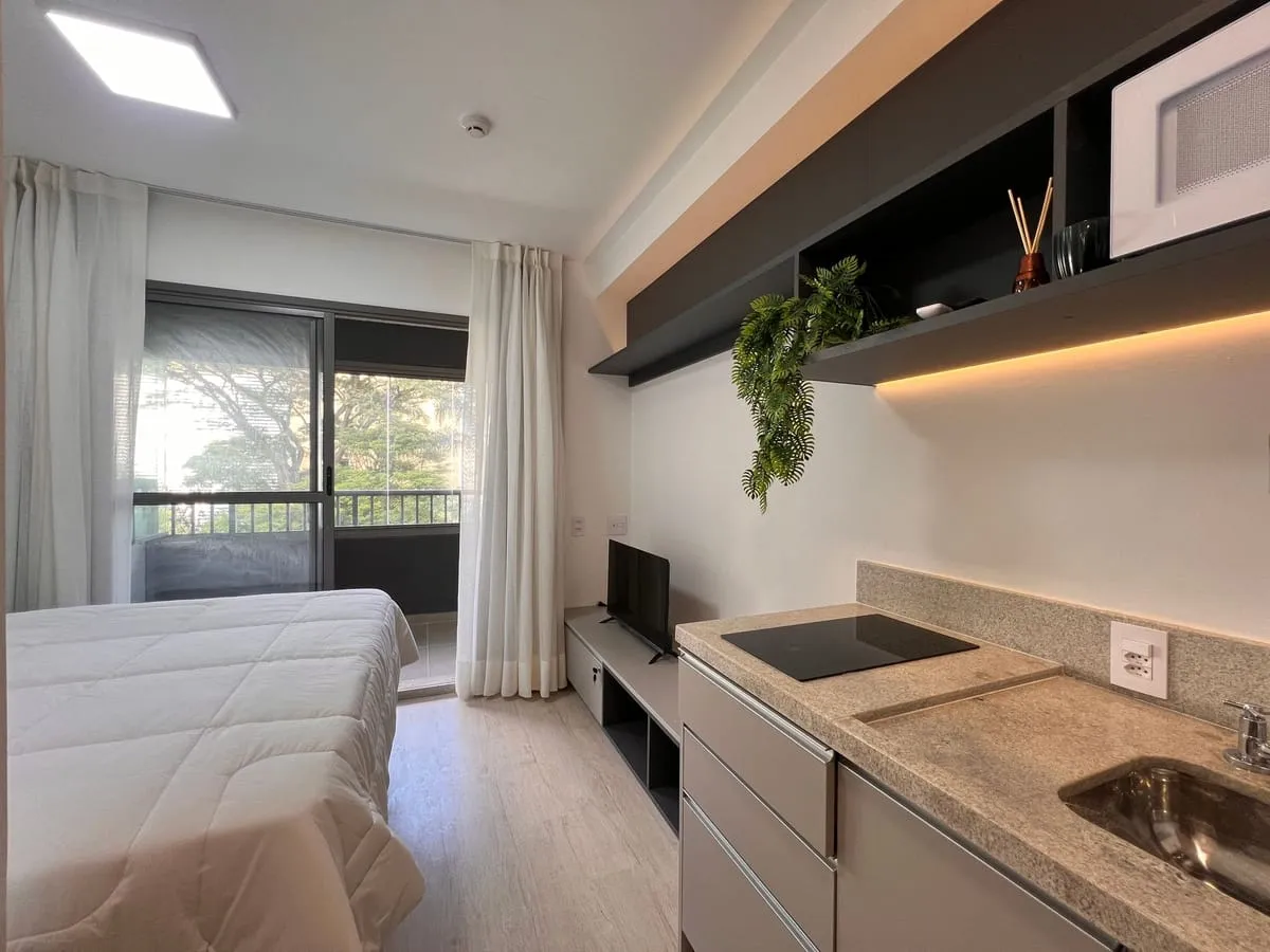 Imagem Apartamento com 1 Quarto para alugar, 24m² - Vila Santa Catarina