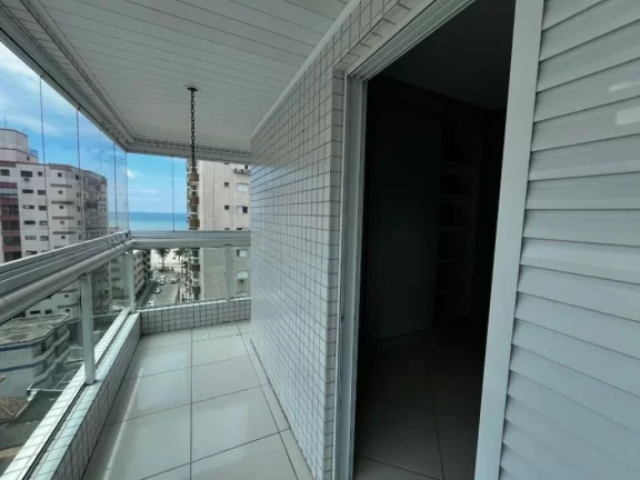 Imagem Apartamento com 3 dormitórios sendo uma suíte - vista para o mar, 129 m² por R$ 900.000 - Ocian - Praia Grande/SP