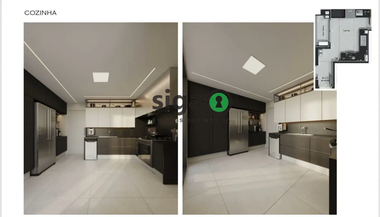 Imagem Apto à Venda com 176m², com 3 suites, 2 vagas na Vila Olímpia, no contrapiso, recém entregue
