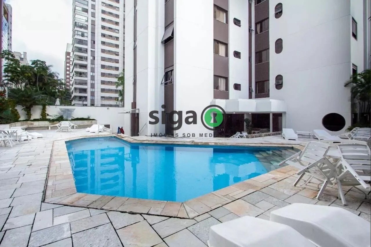 Imagem Apartamento 37 m² em Moema | 1 Dorm, Vaga Livre e Piscina no Condomínio