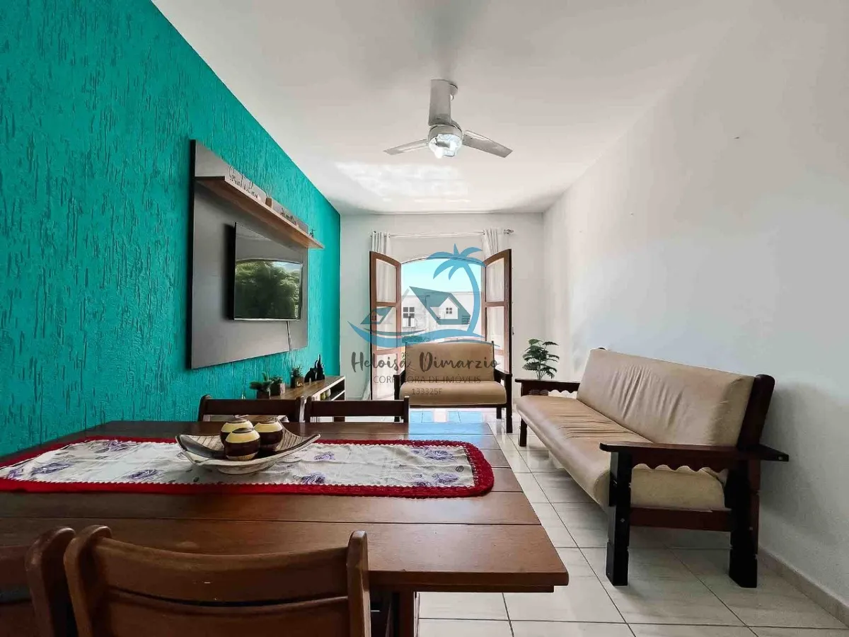 Foto do imóvel Apartamento com 2 dormitórios à venda no Tenório em Ubatuba a 350 metros da praia