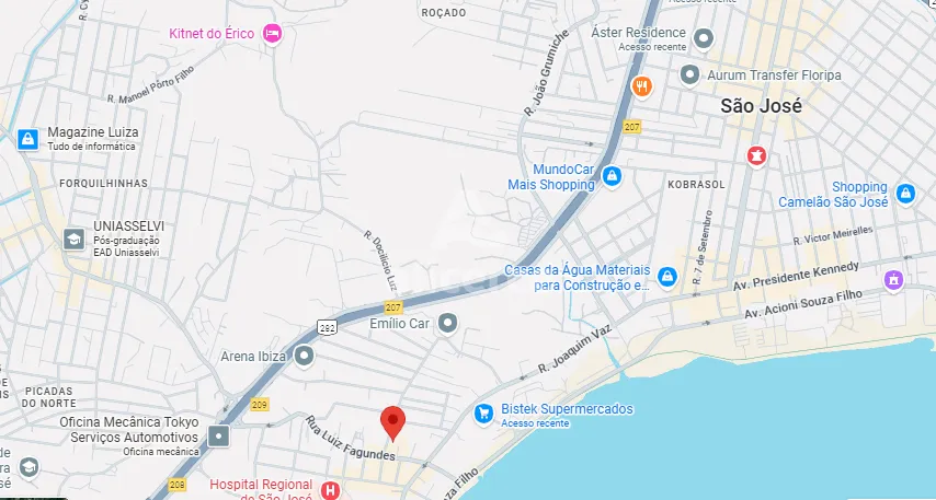 Imagem Terreno à venda com , 513m² em Praia Comprida São José
